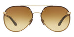 Burberry Aviator Gold Yellow Gradient Sunglasses BE 3099 11452L 61