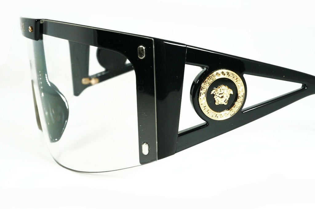 VERSACE Runway Medusa Icon Shield +3 Lens Women's Sunglasses VE 4393 GB1/1W 2