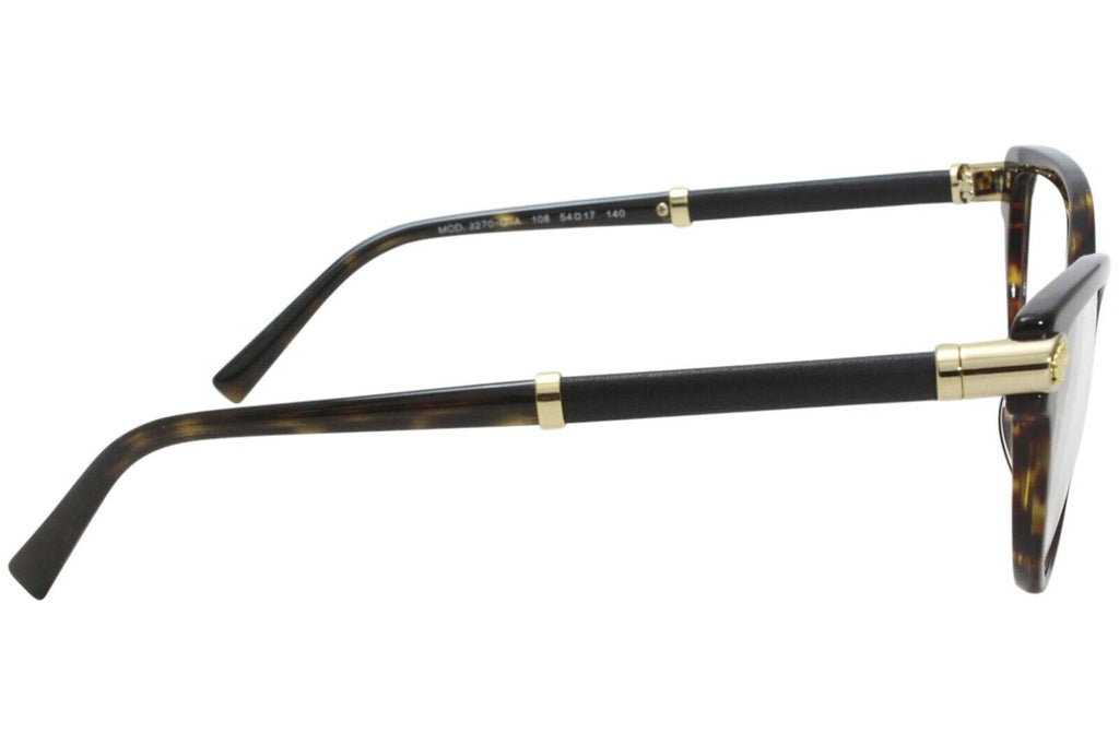 VERSACE V-Rock Havana Gold Cat Eye EyeGlasses Frame Glasses VE 3270Q 108 54