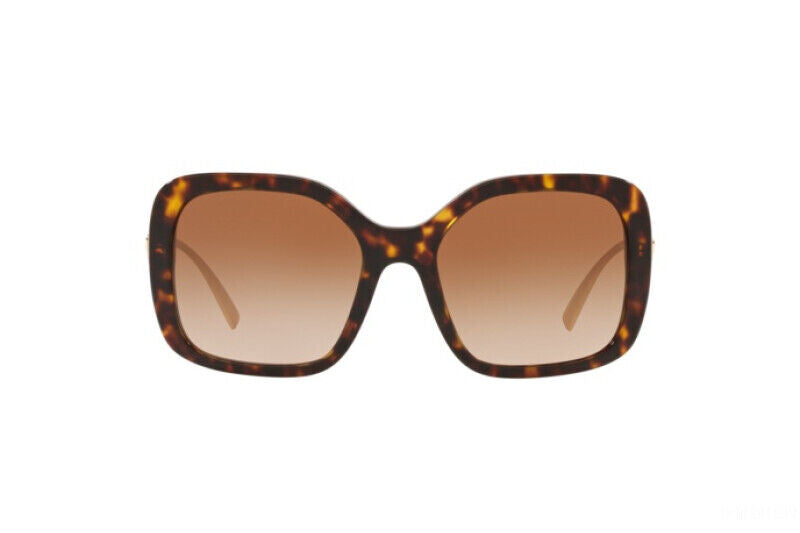 VERSACE Medusa Medallion Havana Oversized Square Sunglasses VE 4375 108/13