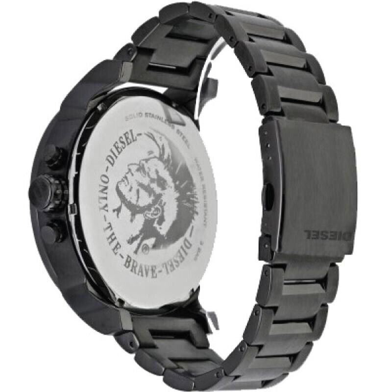 DIESEL Mr Daddy 2.0 Chronograph Blue Denim Large Mens Watch DZ7331