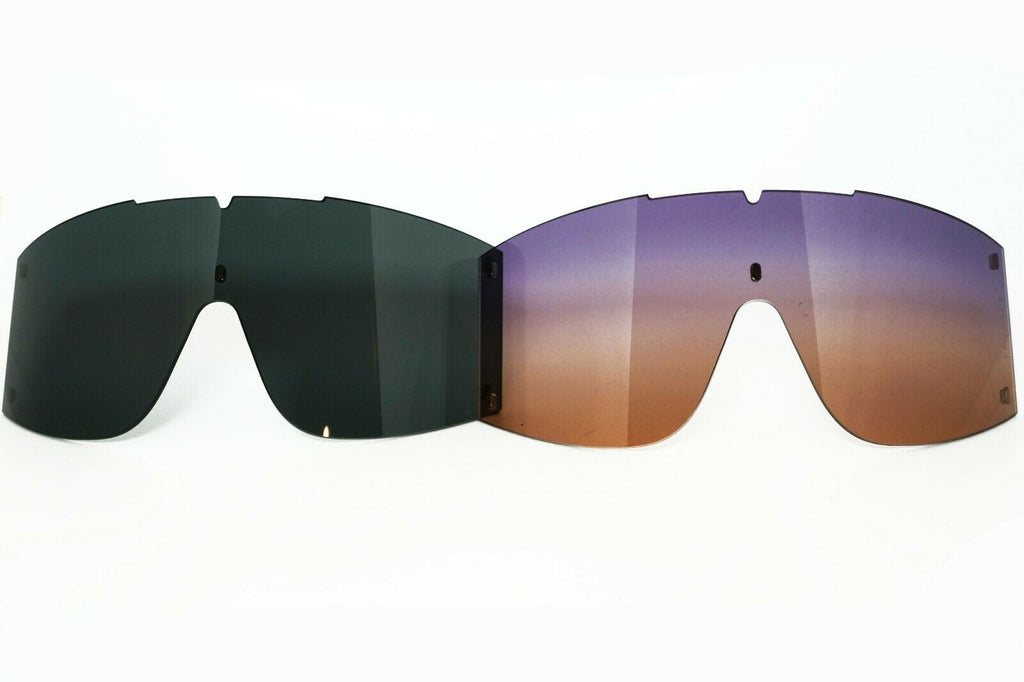 VERSACE Runway Medusa Icon Shield +3 Lens Women's Sunglasses VE 4393 GB1/1W 4