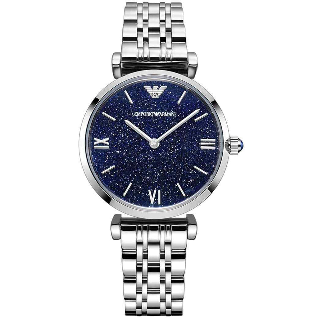 EMPORIO ARMANI Blue Dial 32 mm Stainless Steel Women's Watch AR11091