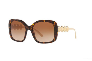 VERSACE Medusa Medallion Havana Oversized Square Sunglasses VE 4375 108/13