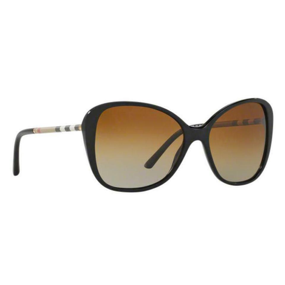 BURBERRY Black Brown Gradient Butterfly Sunglasses BE 4235Q 3001T5