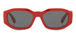 VERSACE Medusa Biggie Icon Red Geometric Sunglasses VE 4361 533087