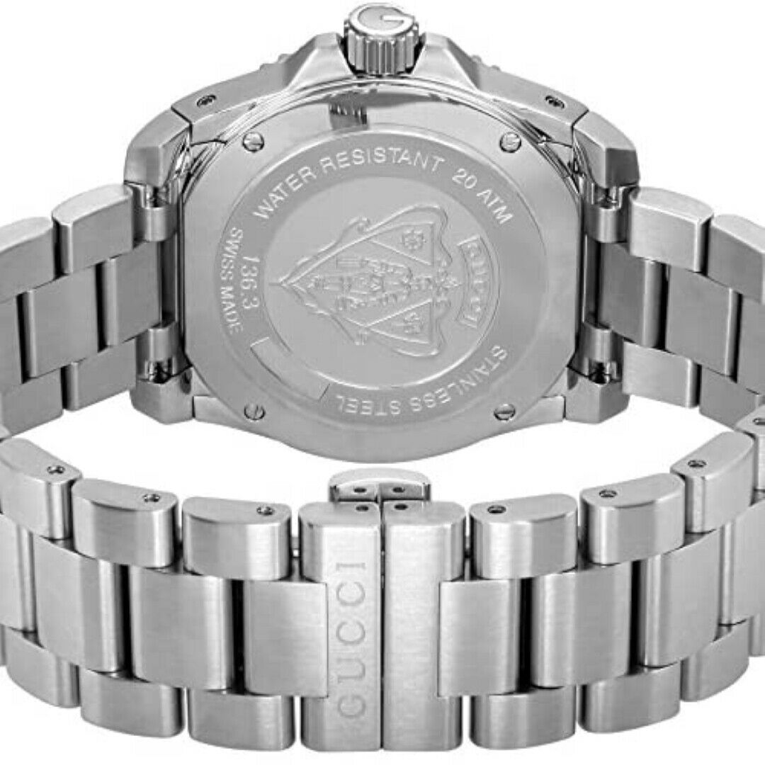 Gucci Dive 40mm Blue Dial Steel Bracelet Men’s Dress Watch YA136311