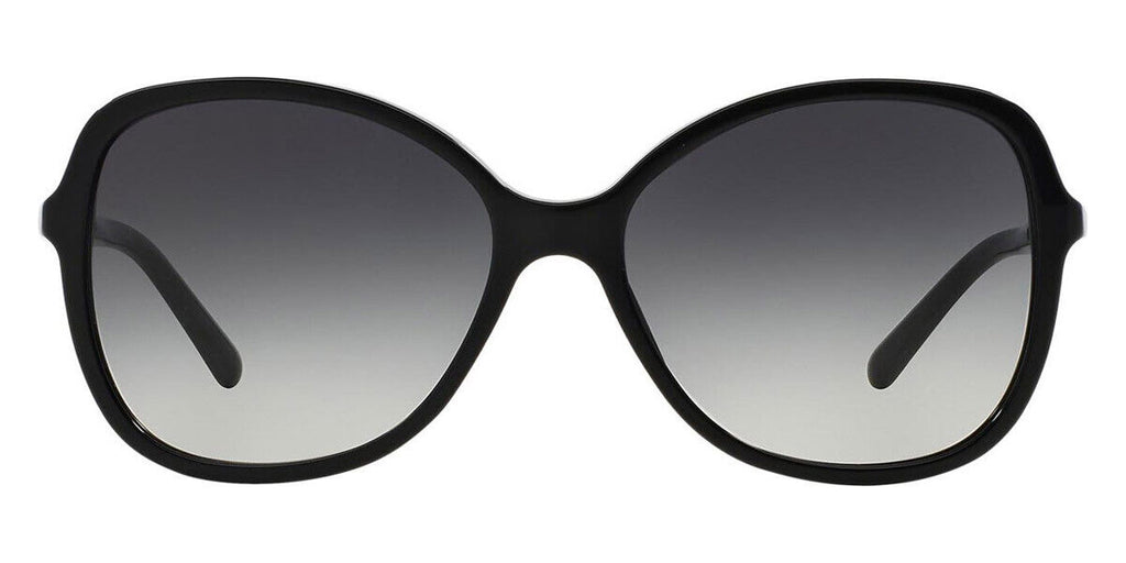 BURBERRY Black Grey Gradient Womens Round Sunglasses BE 4197 3001/8G
