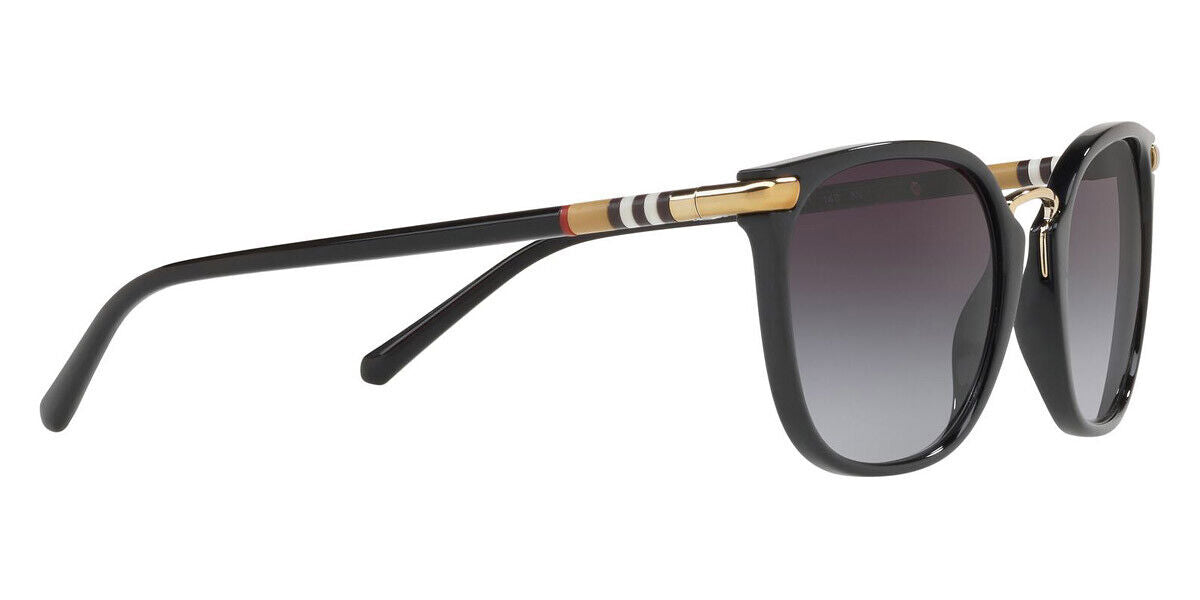 BURBERRY Black Gray Gradient Square Women Sunglasses BE 4262 30018G