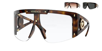 VERSACE Runway Medusa Icon Shield +3 Lens Sunglasses VE 4393 52171W