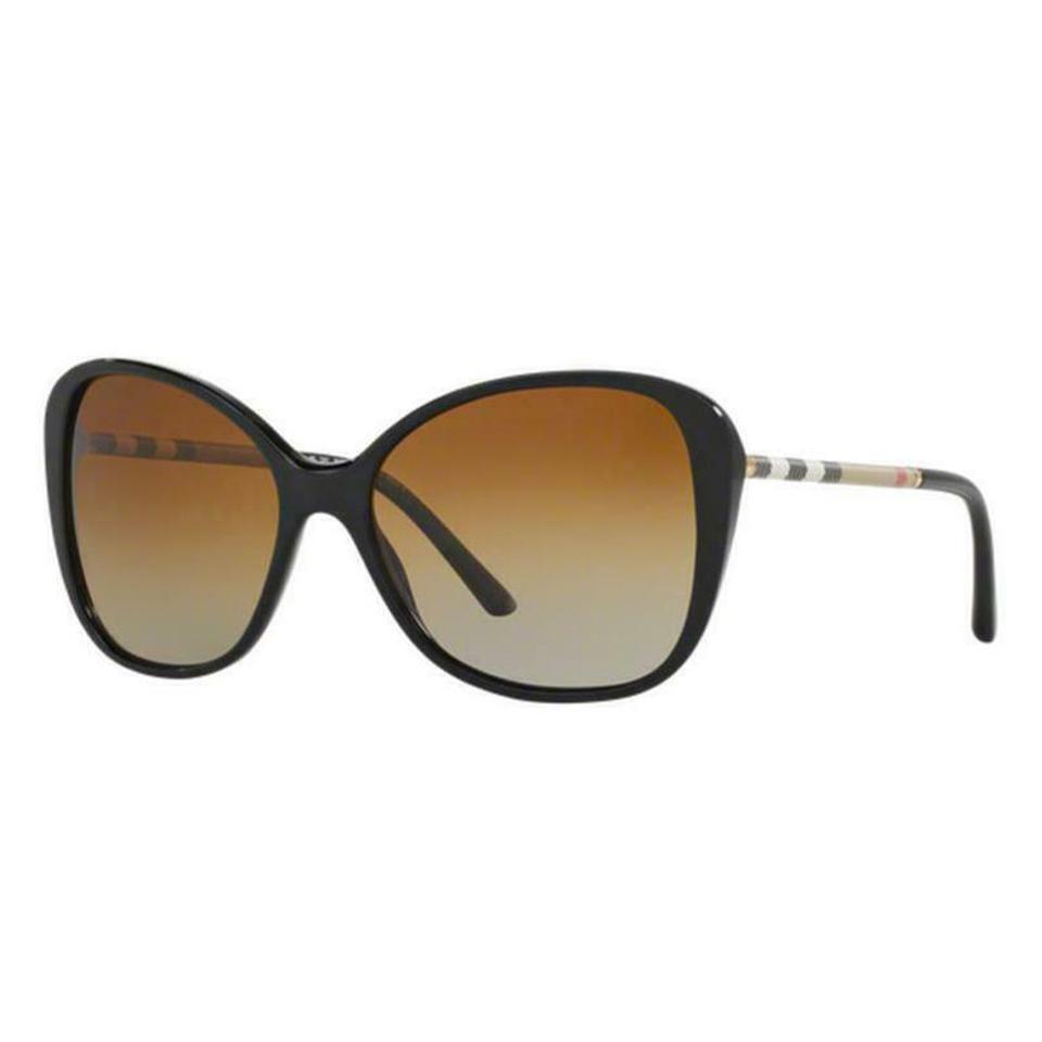 BURBERRY Black Brown Gradient Butterfly Sunglasses BE 4235Q 3001T5