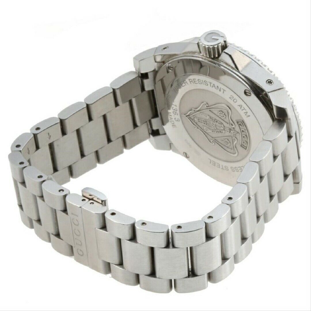 Gucci Dive 40mm Blue Dial Steel Bracelet Men’s Dress Watch YA136311
