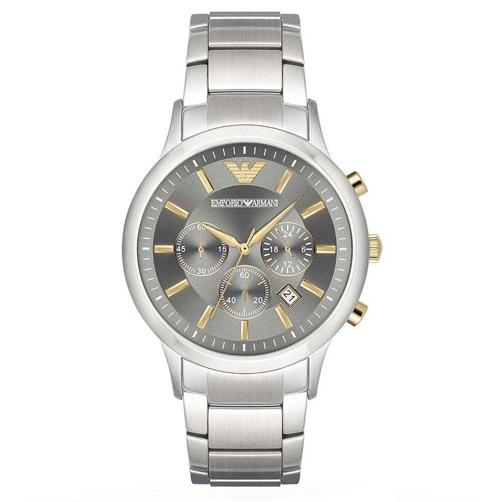 EMPORIO ARMANI Renato Chronograph 43mm Grey Dial Men's Watch AR11047