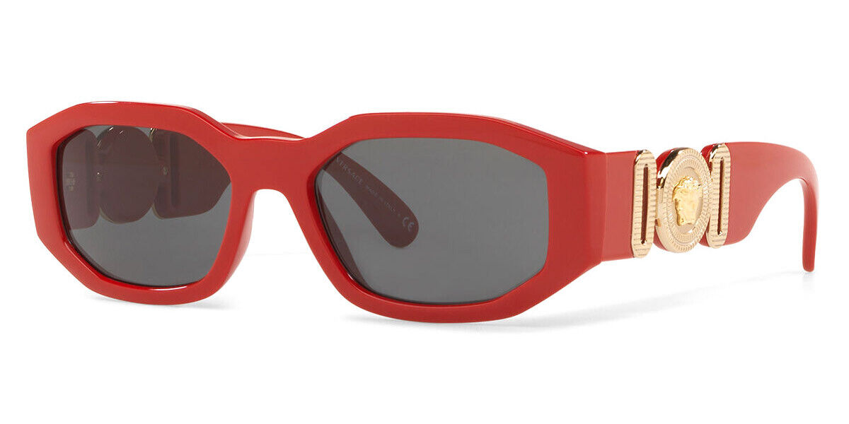 VERSACE Medusa Biggie Icon Red Geometric Sunglasses VE 4361 533087