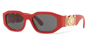 VERSACE Medusa Biggie Icon Red Geometric Sunglasses VE 4361 533087