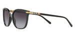 BURBERRY Black Gray Gradient Square Women Sunglasses BE 4262 30018G