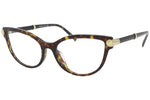 VERSACE V-Rock Havana Gold Cat Eye EyeGlasses Frame Glasses VE 3270Q 108 54