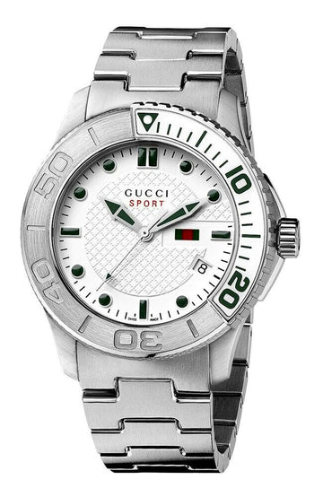 Gucci G-Timeless Sport 45mm XL Stainless Steel Men Watch YA126232