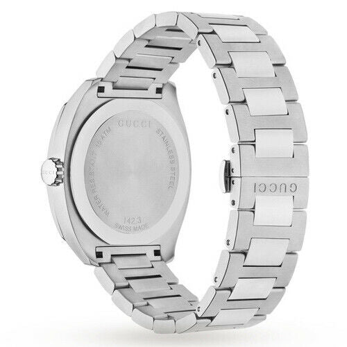 Gucci GG2570 41mm Blue Dial Stainless Steel Men Dress Watch YA142303