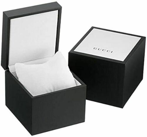 Gucci Dive 45mm XL Black Dial Nylon Blue/Red Strap Swiss Mens Watch YA136210