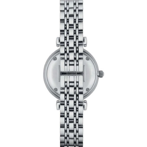EMPORIO ARMANI Mother of Pearl Gianni T-Bar 32mm Womens Watch AR1908