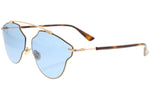 Dior DIOR SO REAL POP Womens Gold Havana Frame Blue Lens Geametric  Sunglasses  Se7enline Radio